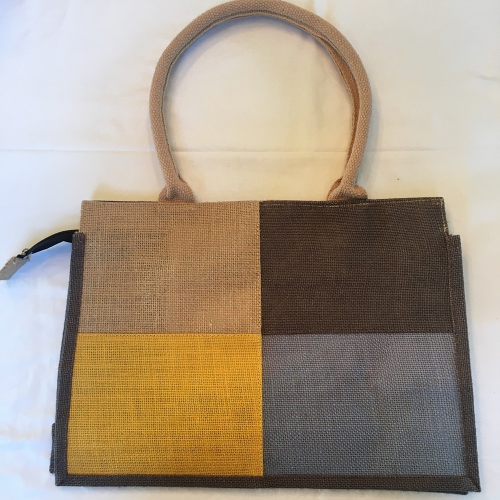 Boho Burlap Bag from India 🇮🇳